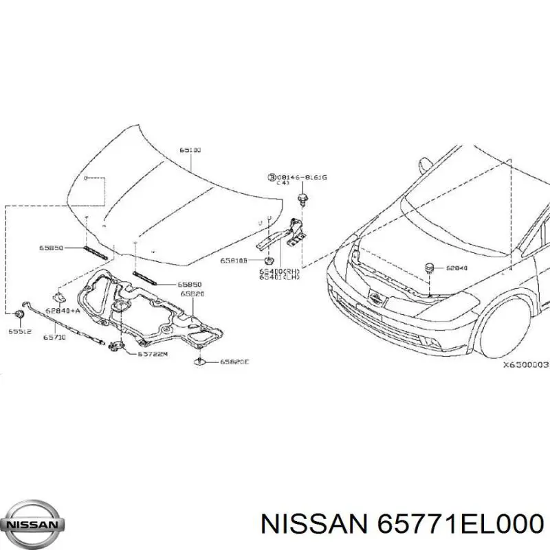 65771EL000 Nissan/Infiniti 