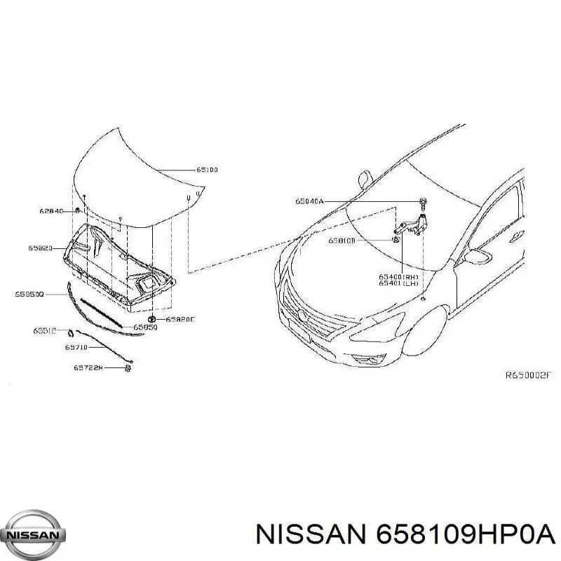  658109HP0A Nissan