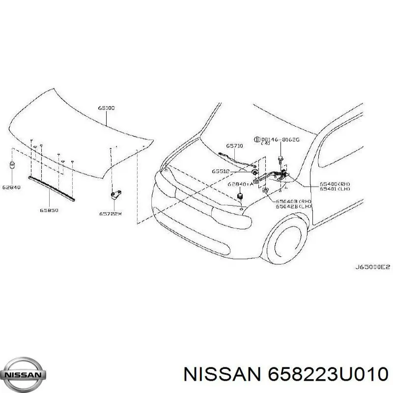  658223U010 Nissan