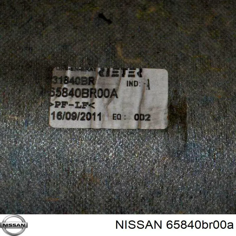 Купити 65840BR00A Nissan/Infiniti Ізоляція моторного відсіку