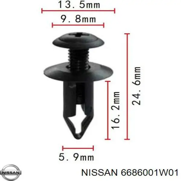  6686001W01 Nissan