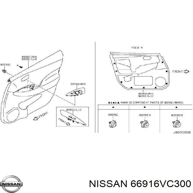 66916VC300 Nissan/Infiniti 