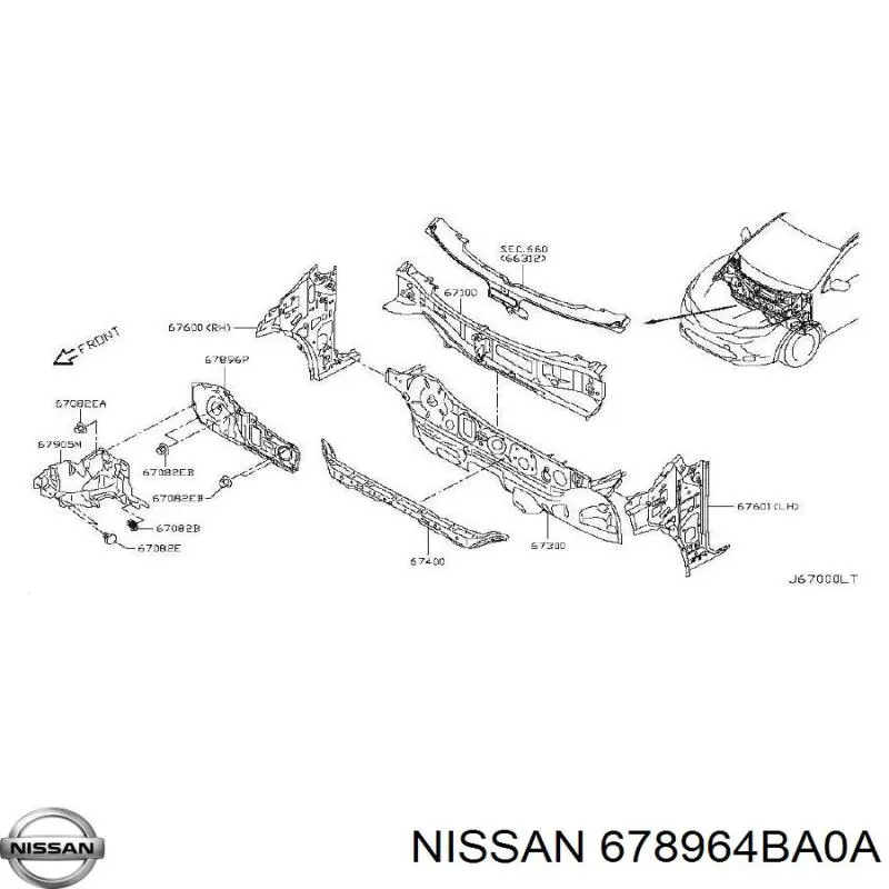  678964BA0A Nissan