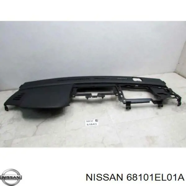 Панель салону передня "торпедо", верхня частина Nissan/Infiniti 68101EM02A ціна, від 45.15 USD