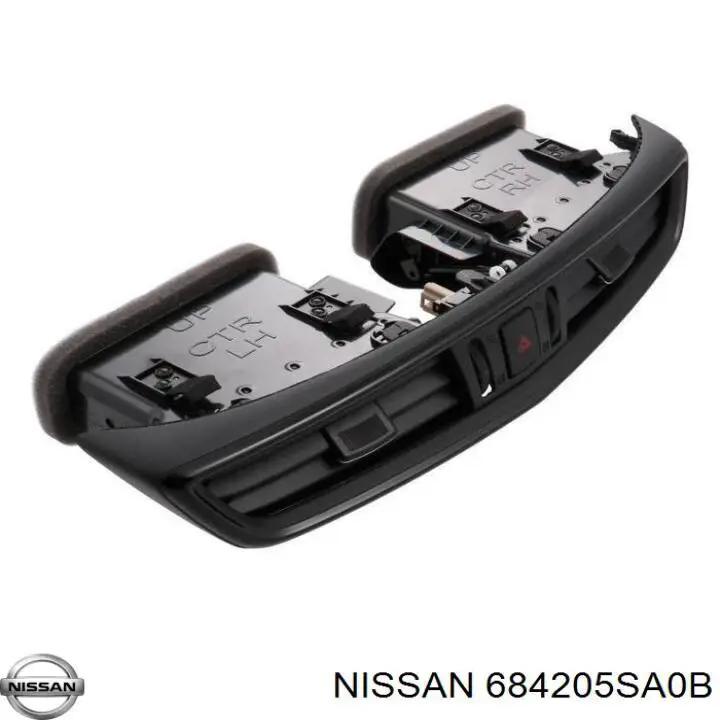 684205SA0B Nissan/Infiniti Молдинг (накладка) приладової панелі "торпедо", правий