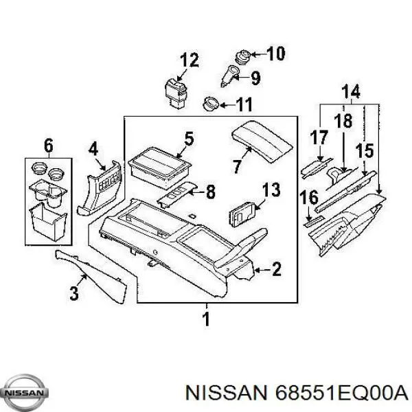 68551EQ00A Nissan/Infiniti 
