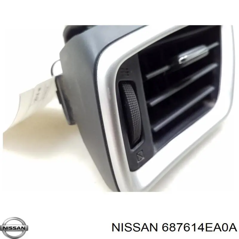 Решітка повітропровода ліва 687614EA0A Nissan/Infiniti