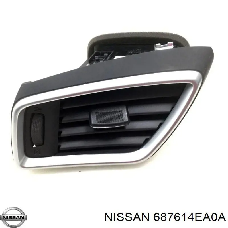 687614EA0A Nissan/Infiniti Решітка вентиляції салону на "торпедо", ліва