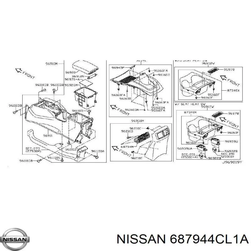  687944CL1A Nissan