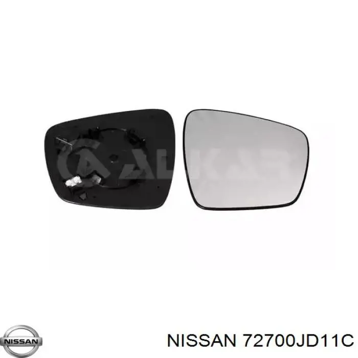 Скло лобове 72700JD11C Nissan