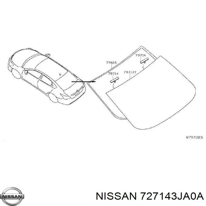  Nissan/Infiniti 727143JA0A ціна, від 6.91 USD