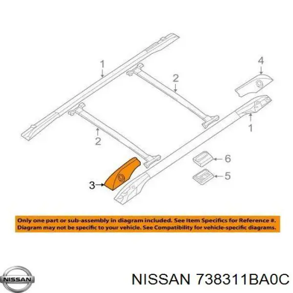 Купити 738311BA0C Nissan/Infiniti 
