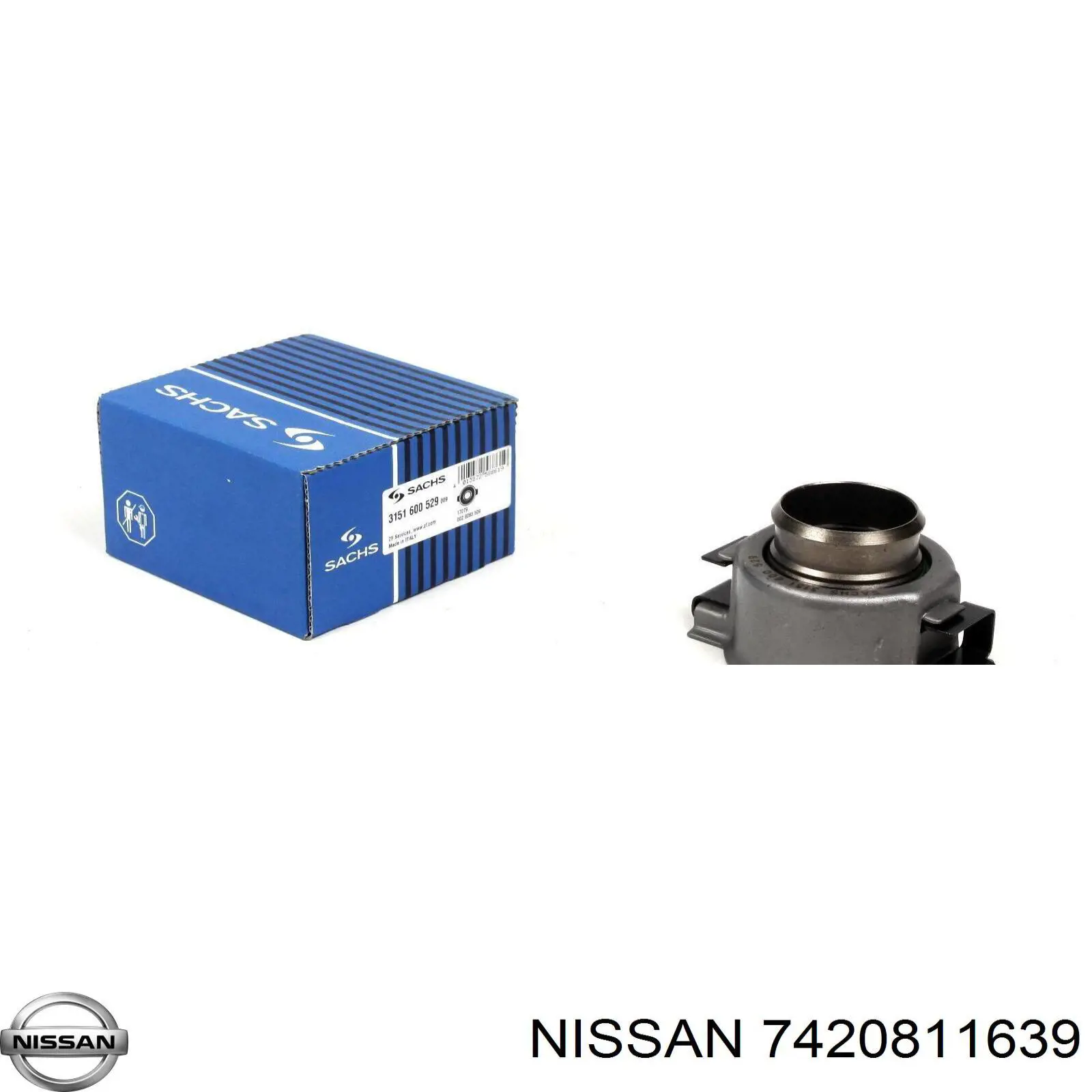 5010639242 Nissan комплект зчеплення (3 частини)
