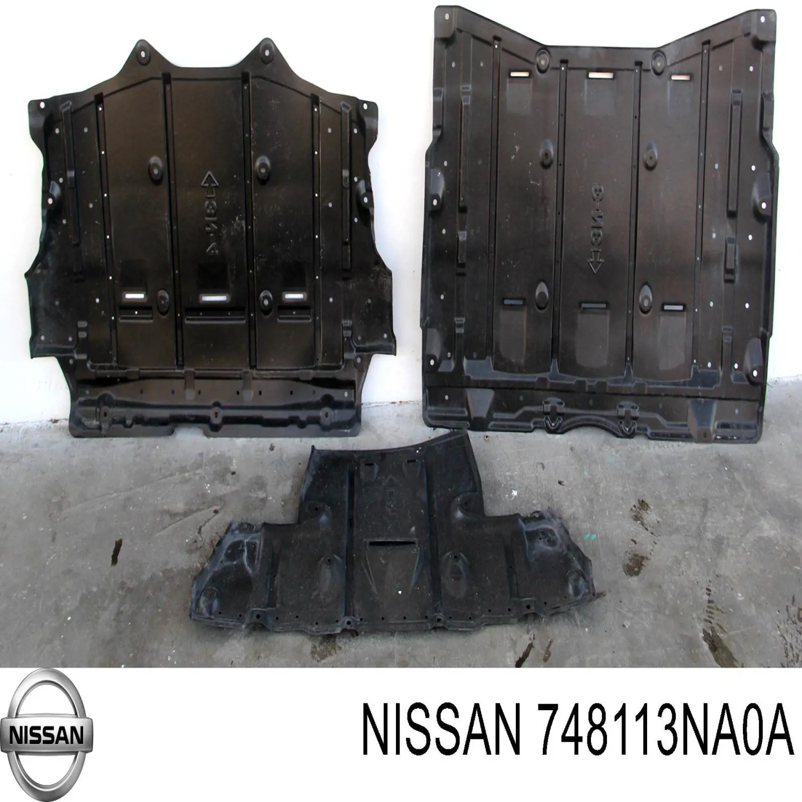 748113NA0A Nissan/Infiniti Захист двигуна задній