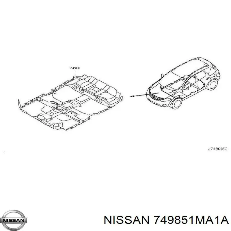 Купити 749851MA1A Nissan/Infiniti 