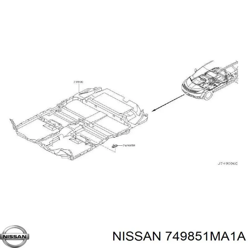 749851MA1A Nissan/Infiniti 