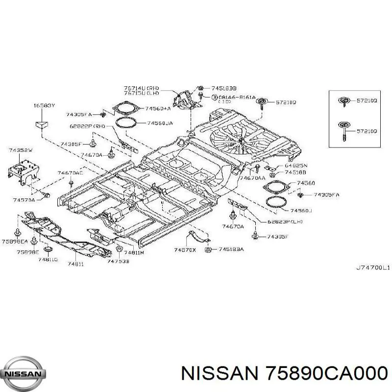 Купити Захист двигуна Nissan Murano  Z50