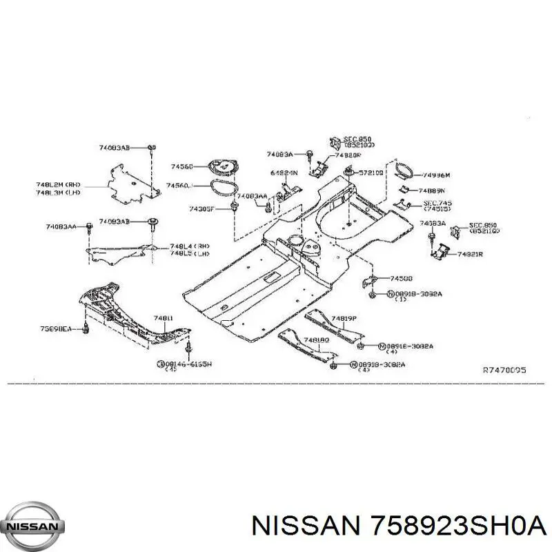 Купити 758923SH0A Nissan/Infiniti 