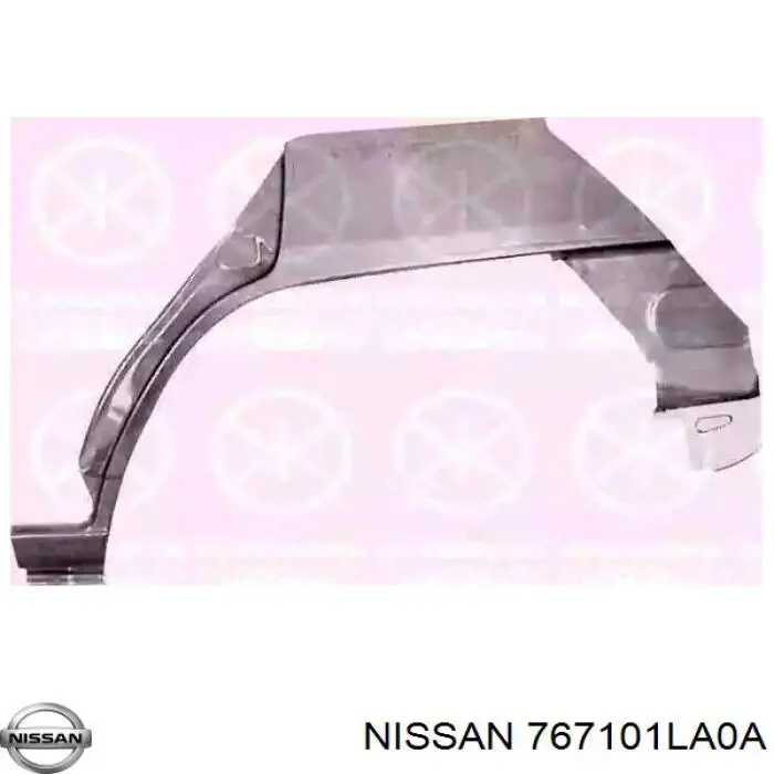 767101LA0A Nissan/Infiniti Арка крила заднього правого
