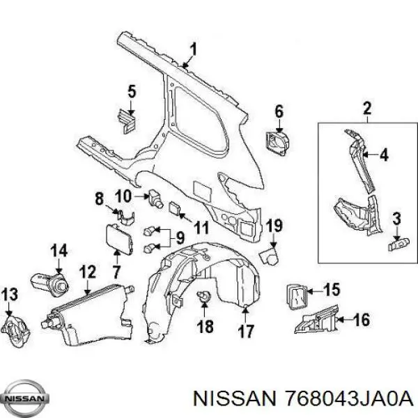 768043JA0A Nissan/Infiniti 