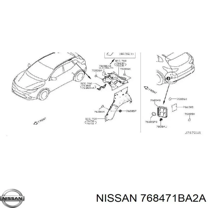  768471BA2A Nissan