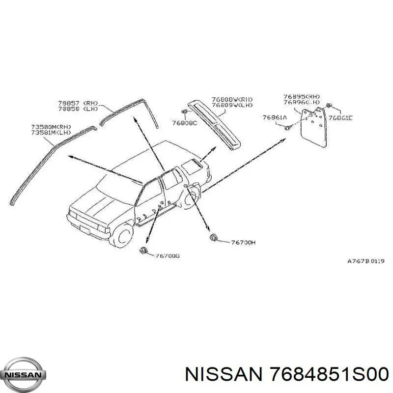  7684851S00 Nissan