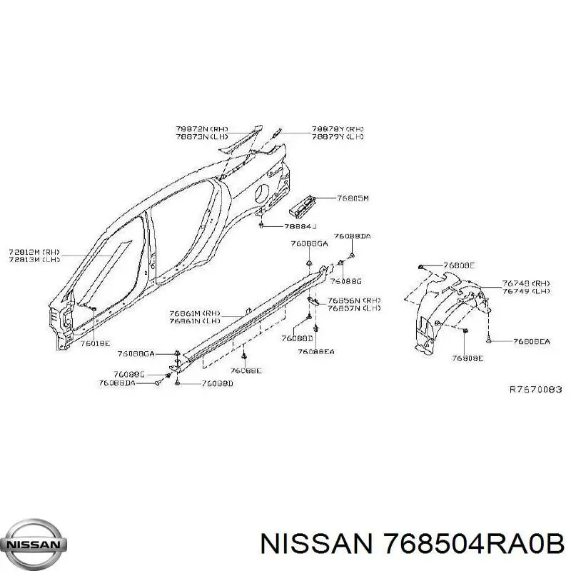 768504RA0B Nissan/Infiniti 