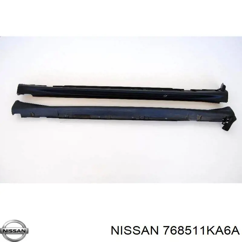 Накладка зовнішня (молдинг) порога, лівий Nissan/Infiniti 768511KA6A ціна, від 25.40 USD