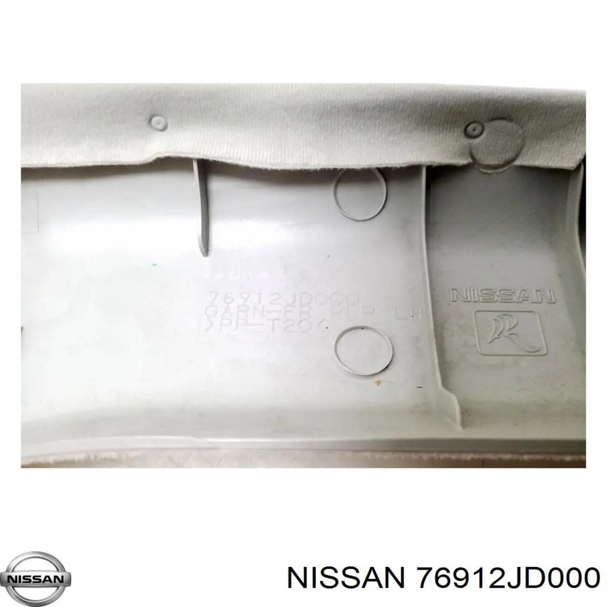 Обшивка стійки кузова внутрішня, передня ліва Nissan/Infiniti 76912JD000 ціна, від 7.60 USD