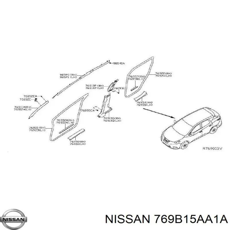 769B15AA1A Nissan/Infiniti 