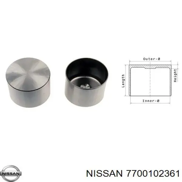 Купити 7700102361 Nissan/Infiniti Штовхач клапанів двигуна