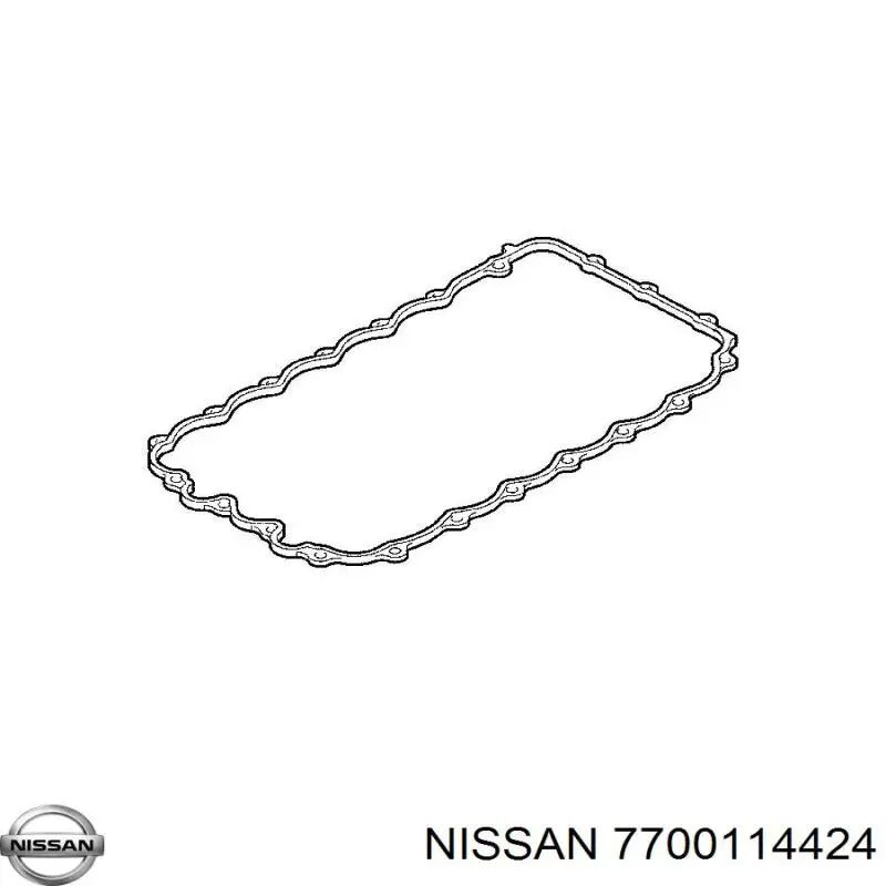 7700114424 Renault (RVI) Комплект прокладок двигуна, нижній