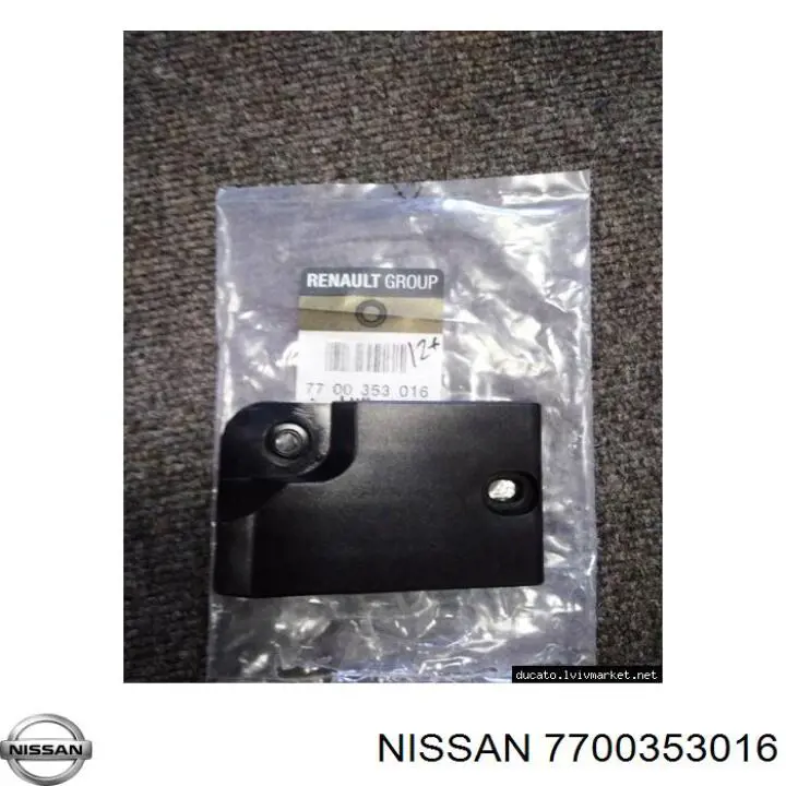Планка дверей розпашних задньої, нижня Nissan/Infiniti 7700353016 ціна, від 12.67 USD