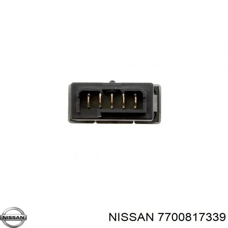 Кнопковий блок керування склопідіймачами передній лівий 7700817339 Nissan/Infiniti