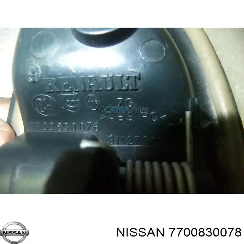 Ручка передньої двері внутрішня ліва 7700830078 Nissan/Infiniti