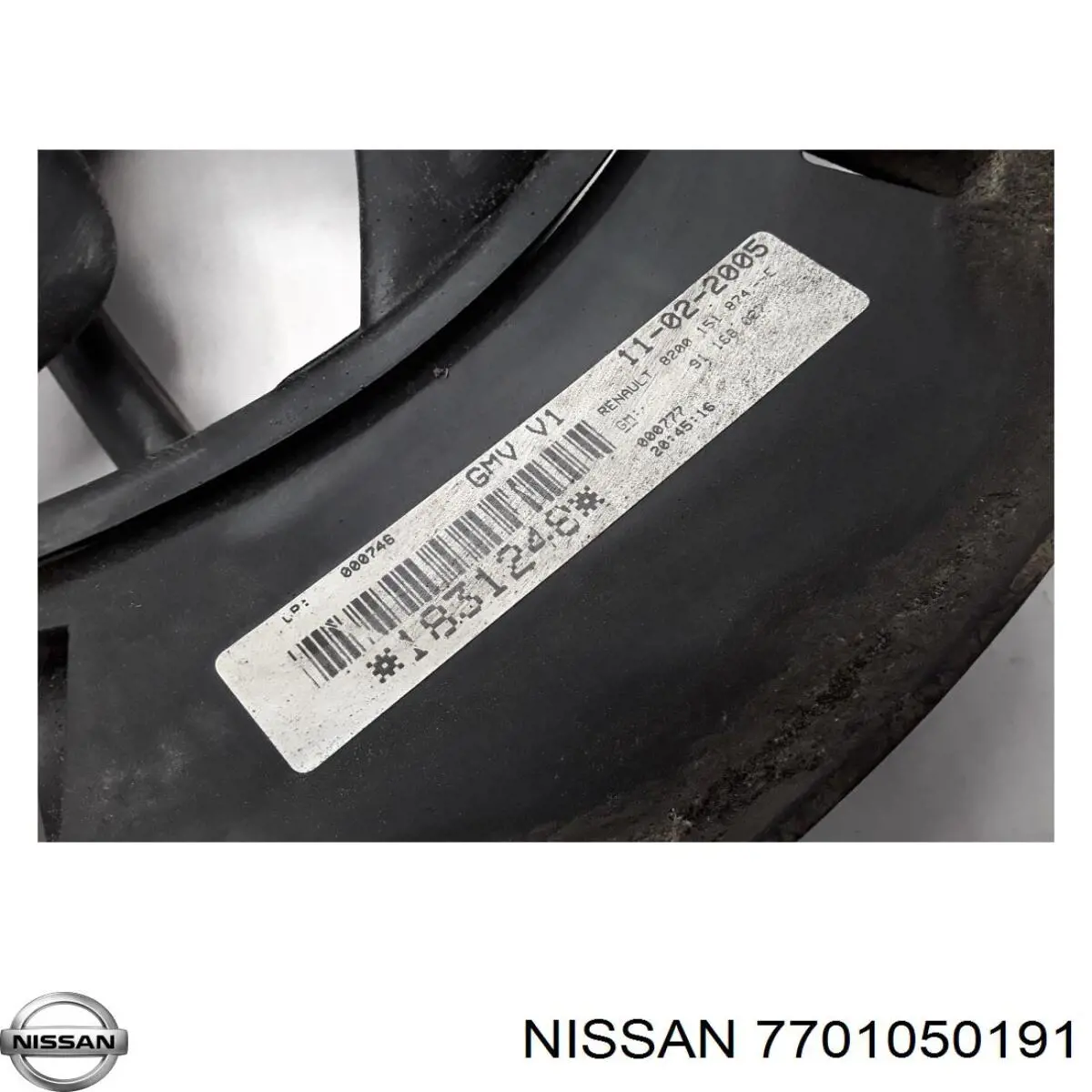7701050191 Nissan дифузор (кожух радіатора охолодження)