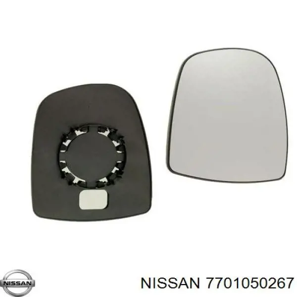 7701050267 Nissan/Infiniti Дзеркальний елемент лівого дзеркала заднього виду