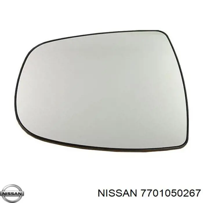 7701050267 Nissan дзеркальний елемент дзеркала заднього виду, лівого