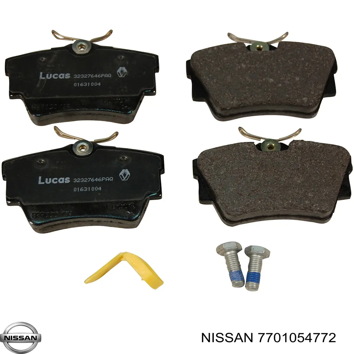 Купити 7701054772 Nissan/Infiniti Задні колодки