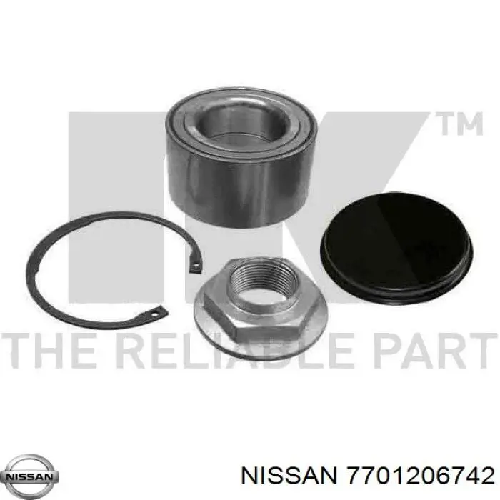 7701206742 Nissan/Infiniti Підшипник ступиці задньої