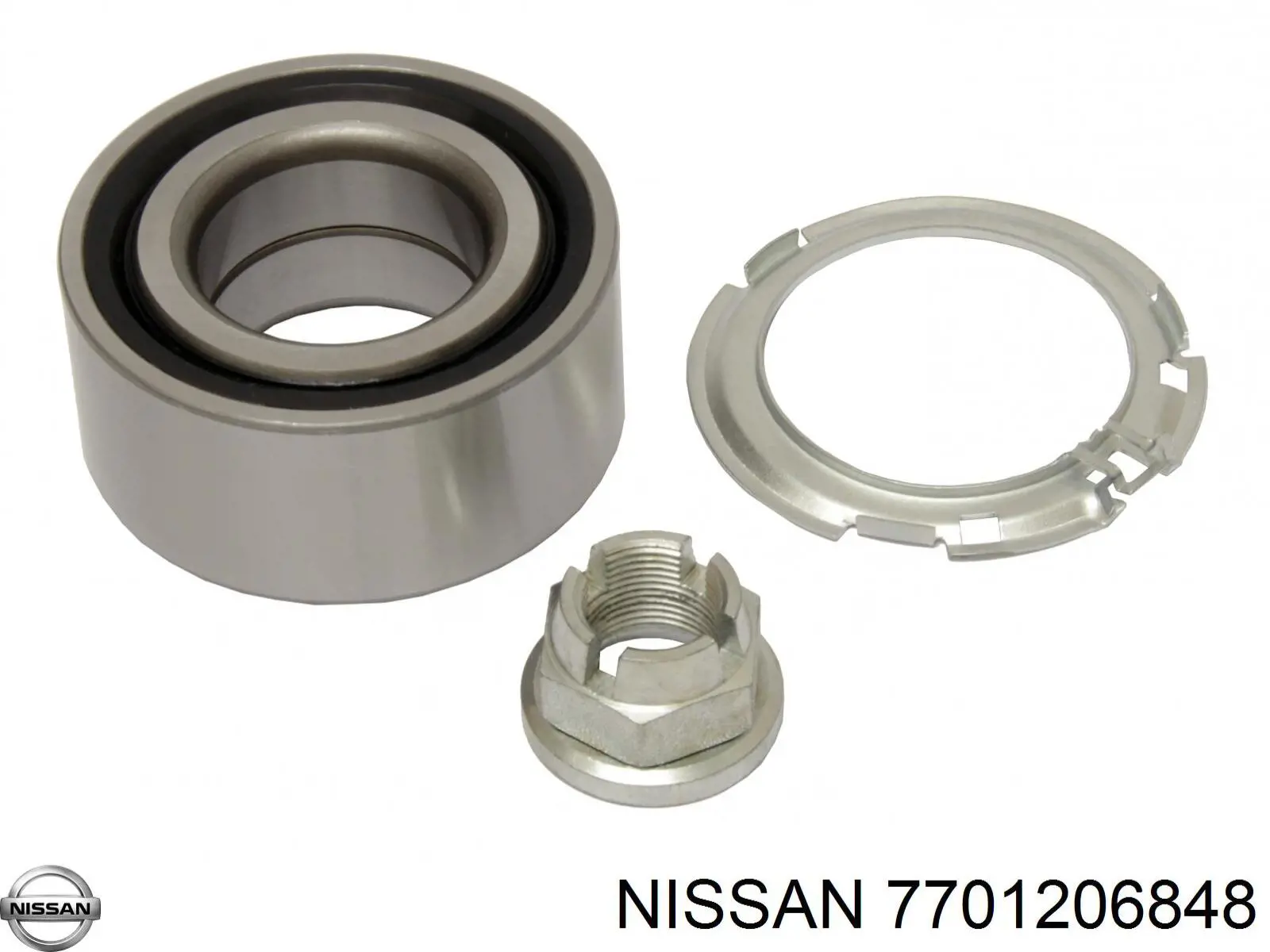 Комплект підшипник маточини передньої Nissan/Infiniti 7701206848 ціна, від 23.31 USD