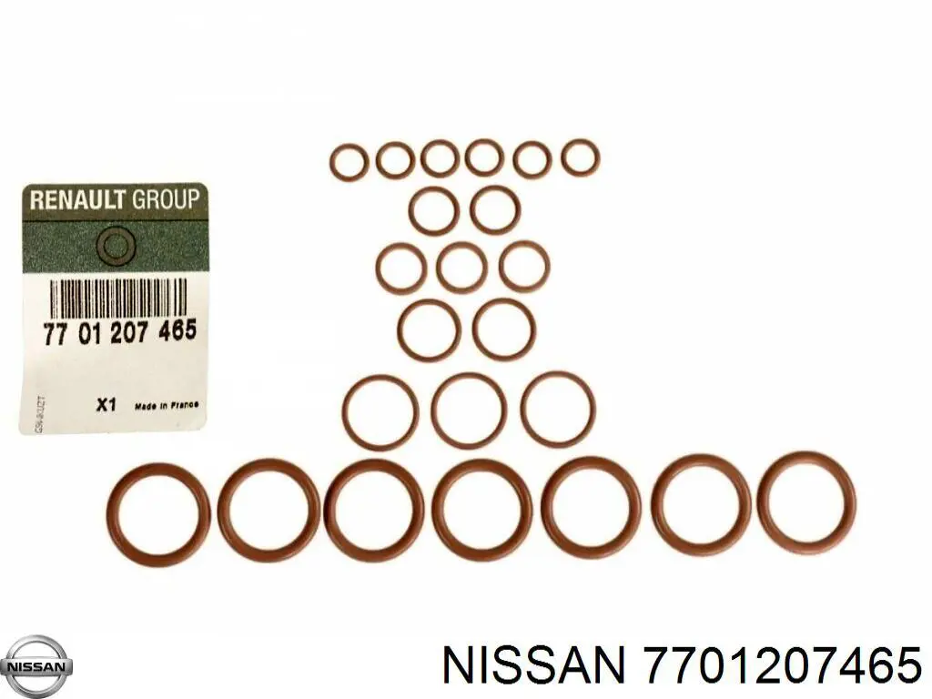 Ремкомплект компресора кондиціонера Nissan/Infiniti 7701207465 ціна, від 24.68 USD