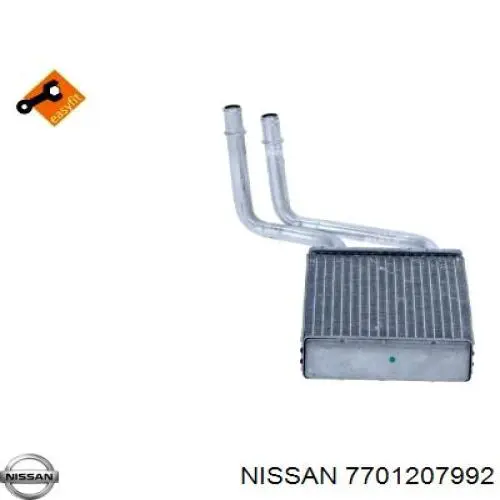 7701207992 Nissan/Infiniti Радіатор опалювача салону