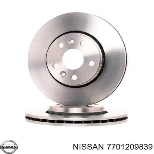 Гальмівні диски передні 7701209839 Nissan/Infiniti