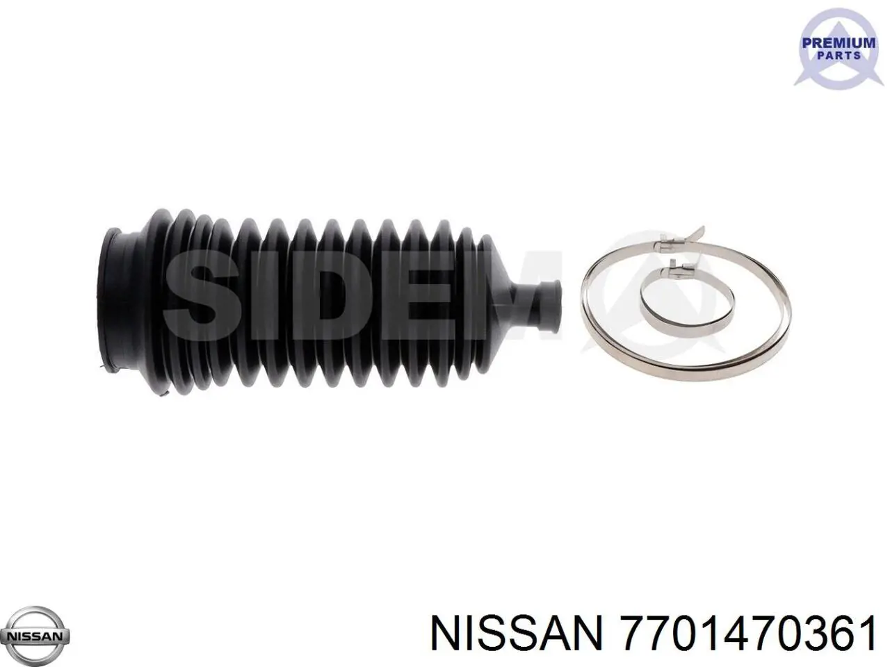 7701470361 Nissan пильник рульового механізму/рейки