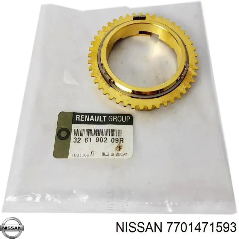 Кільце синхронізатора Nissan/Infiniti 7701471593 ціна, від 60.67 USD