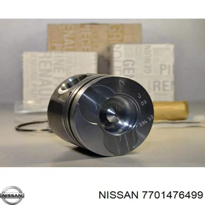 Поршень в комплекті на 1 циліндр, STD 7701476499 Nissan/Infiniti