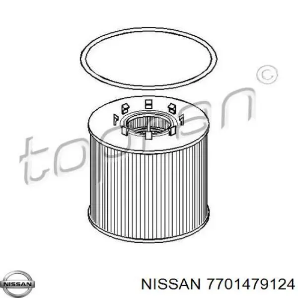 7701479124 Nissan/Infiniti Фільтр масла