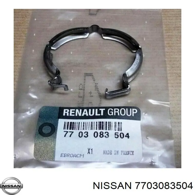 Хомут патрубка клапана EGR Nissan/Infiniti 7703083504 ціна, від 8.07 USD