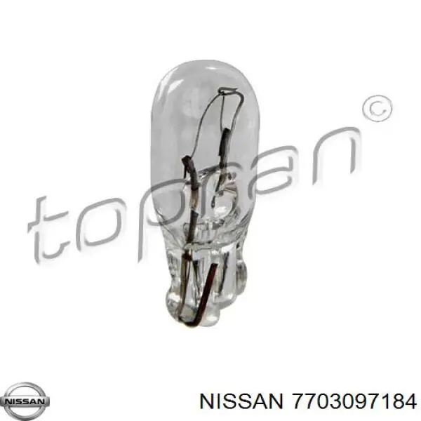Лампочка щитка / панелі приладів 7703097184 Nissan/Infiniti